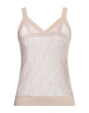 Ballantyne Woman Top Sand Size 8 Cotton In Beige