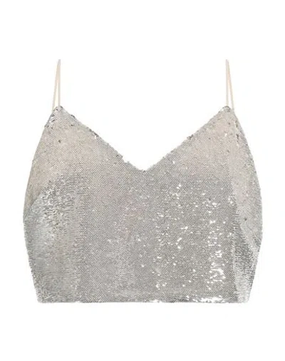 Ballantyne Woman Top Silver Size 8 Polyester