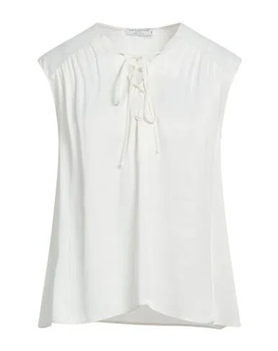 Ballantyne Woman Top White Size 8 Viscose