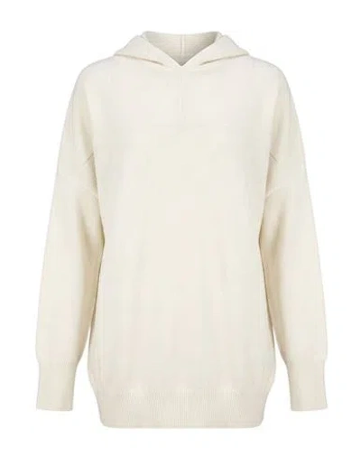 Ballantyne Woman Turtleneck Cream Size 8 Cashmere In White