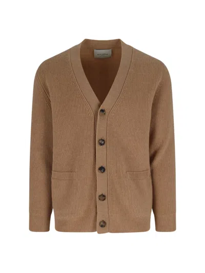 Ballantyne Wool Cardigan In Brown