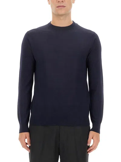 Ballantyne Crew-neck Wool Jumper In Black