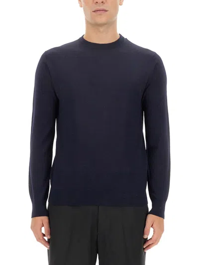 Ballantyne Wool Pullover In Blue