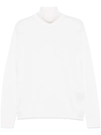 Ballantyne Wool Sweater In White