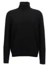 Ballantyne Wool Turtleneck Sweater In Black