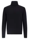 Ballantyne Wool Turtleneck Sweater In Black