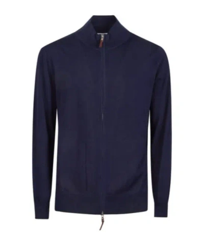 Ballantyne Zip-up Knit Cardigan