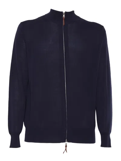 BALLANTYNE ZIPPED CARDIGAN