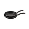 Ballarini 10" And 12" 2pc Skillet Pisa Forged Aluminum Nonstick In Black