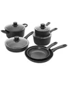 BALLARINI BALLARINI AVOLA BY HENCKELS 10PC ALUMINUM NONSTICK COOKWARE SET