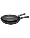 Ballarini Avola By Henckels 2pc Aluminum Nonstick Fry Pan Set