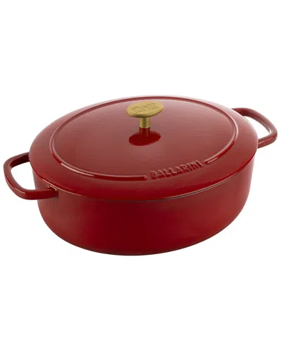 Ballarini Cast Iron Bellamonte Red 5qt Oval Dutch Oven