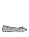 Ballerette Ballet Flats In Silver