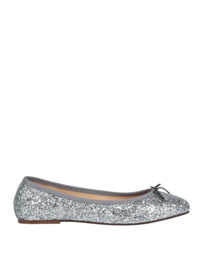 Ballerette Ballet Flats In Silver