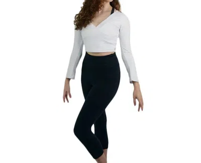 Ballet Rocks Wave Capris Pants In Black