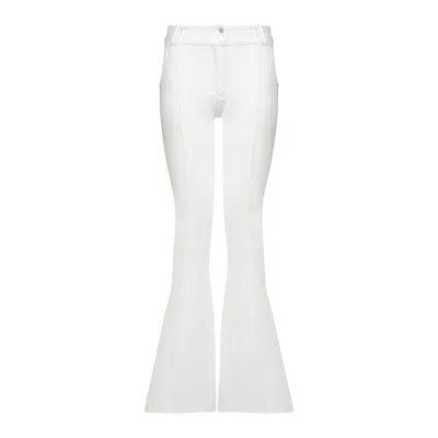 Balletto Athleisure Couture Women's Classic Flare Pants White