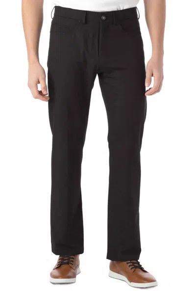 Ballin Comfort-eze 5-pocket Commuter Bi-stretch Gabardine Pant In Black