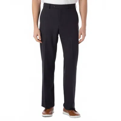Ballin Dunhill Comfort Eze Commuter Bi Stretch Gabardine Trouser In Navy In Multi