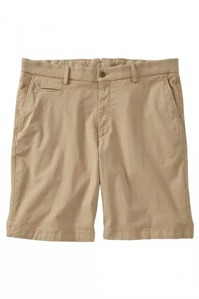 Ballin Men's Drummond Broken Twill Stretch Shorts In Burlap In Nude