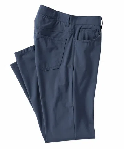 Ballin Men's Techno Ultimate Performance 5-pocket Pant - Crescent Modern Fit In Navy In Blue