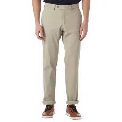 Ballin Perma Color Pima Twill Khaki Pants - Atwater Modern Fit In Stone In Gray