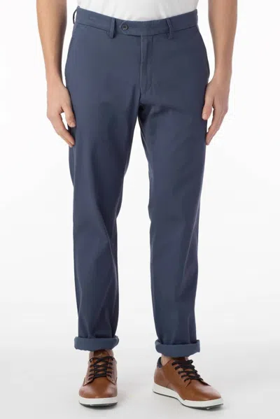 Ballin Perma Color Pima Twill 5-pocket Pants In Cadet Blue In Animal Print