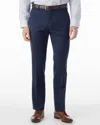 Ballin Super 120's Comfort "eze" Gabardine 100% Wool Pant In Mariner