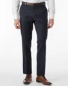 Ballin Super 120's Comfort "eze" Gabardine 100% Wool Pant In Navy Mix