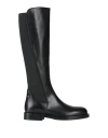 Ballin Woman Boot Black Size 6 Leather, Elastic Fibres