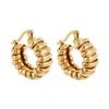 Ballinger Women's Looped Gold Statement Hoops Earrings In Gold