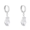 Ballinger Women's Shine Bright Rhombus Drop Statement Evening Earrings: Silver In Silver