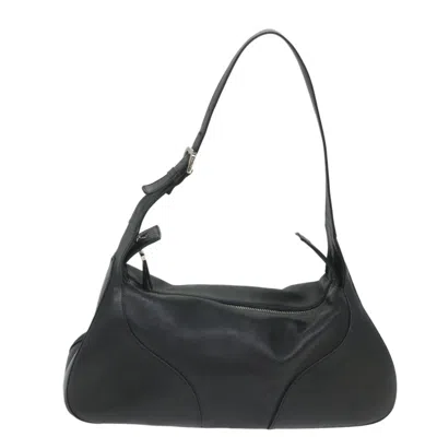 Pre-owned Bally - Leather Shoulder Bag () In Black