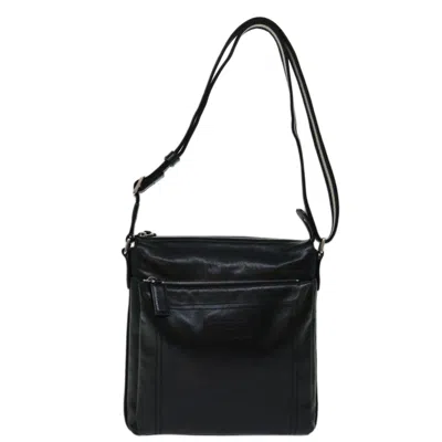 Pre-owned Bally - Leather Shoulder Bag () In Black