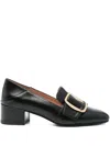 Bally Boucle Leather Collapsible-heel Pumps In Black