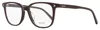 Bally Men's Rectangular Eyeglasses By5033h 069 Dark Brown 54mm In 褐色