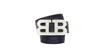 Bally 6239334 Men's Mirror Buckle Reversible Midnight Blue Belt In Blue