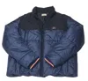 BALLY 6240344 BLUE NYLON QUILTED PUFFER JACKET