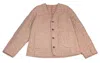 Bally 6300938 Flor Lamb Leather Jacket In Beige