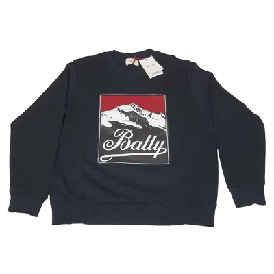 Bally 6301180 Black Mountain Graphic Sweatshirt