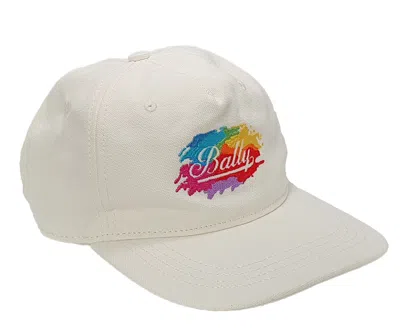 Bally 6301231 Bone Baseball Cap In Beige