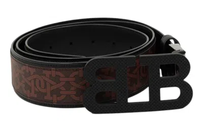 Bally 6302247 Men's Mirror Buckle Adjustable Reversible Belt In Black