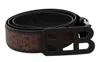 Bally 6302247 Men's Mirror Buckle Adjustable Reversible Belt In Multi