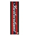 Bally 6302880 Wool Jacquard Scarf In Red & Navy In Multi
