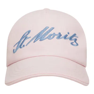 Bally 6302909 Reinette Pink St Moritz Baseball Cap