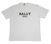 Bally 6303587 Men's White 100% Organic-cotton Logo T-shirt In White