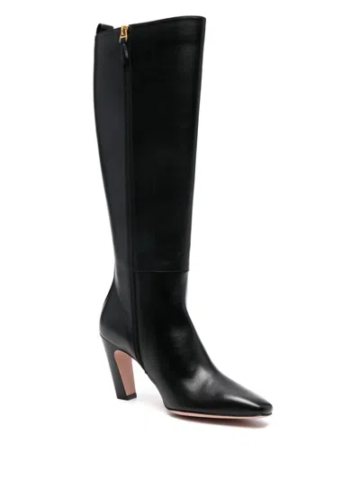 Bally 80mm Leather Boots In Black