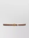 Bally Adjustable Fit Leather Emblem Belts