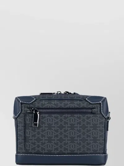 Bally Adjustable Strap Crossbody Bag With Front Zip Pocket