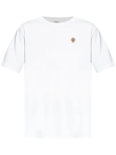 Bally X Adrien Brody Logo-embroidered Crewneck T-shirt In White