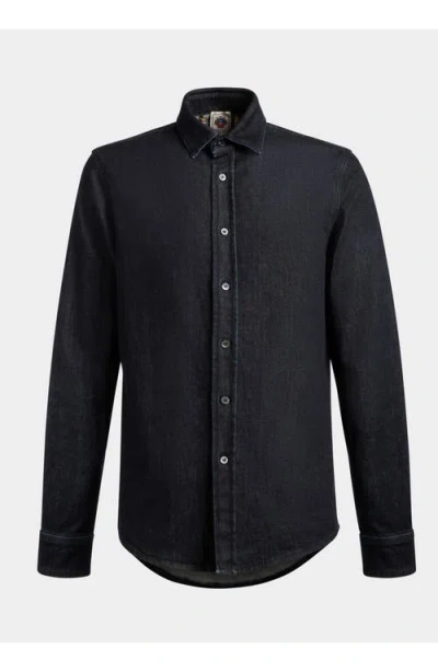 Bally Adrien Brody Travel Collection Long Sleeve Shirt In Black